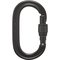 Black Diamond Oval Keylock ScrwgtCarabiner Black – kuva 1