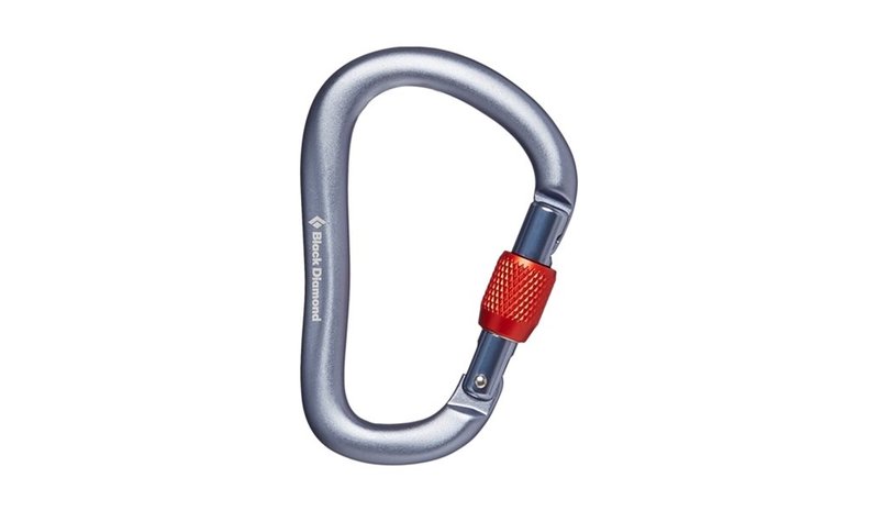 Black Diamond Rocklock Screwgate Carabiner Gray – kuva 1/1
