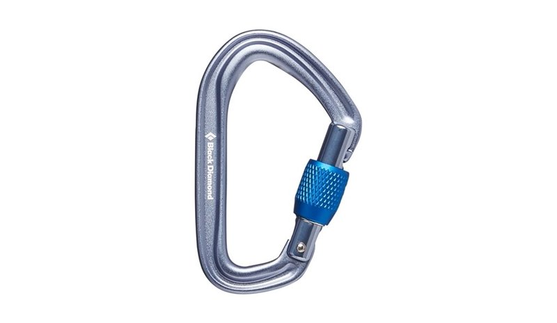 Black Diamond Hotforge Screwgate Carabiner Gray – kuva 1/1