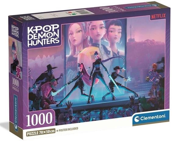 K-pop Demon Hunters-palapeli, 1000 palaa