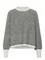 KAFFE Kaellery Knit Pullover - LIGHT GREY M./BLACK STRUCTURE - L – kuva 2