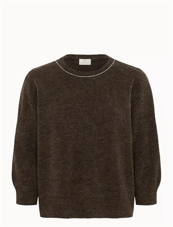 KAFFE Kameridith Pullover - BLACK COFFEE - M