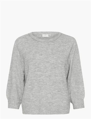 KAFFE Kameridith Pullover - GREY MELANGE - M