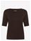 KAFFE Kalizza Boatneck Solid Pullover - COFFEE BEAN - S – kuva 2