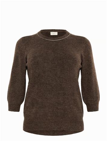 KAFFE CURVE Kcmerida Pullover - BLACK COFFEE - M – kuva 2/3