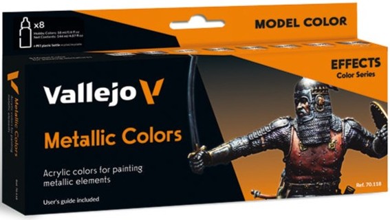 Vallejo Model Color Set Metallic (8)
