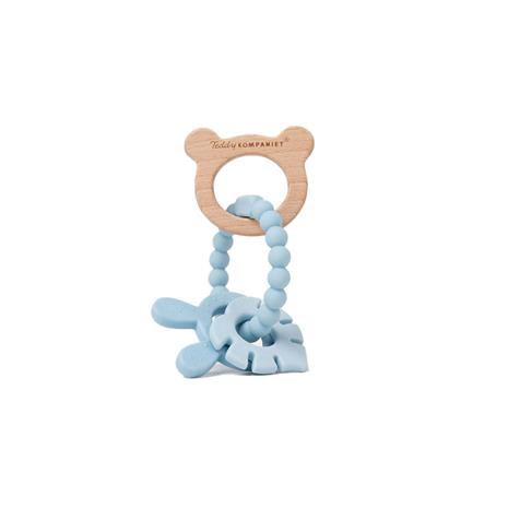 Teddykompaniet Silikoni & Puu Purulelu, Teal – kuva 5/6