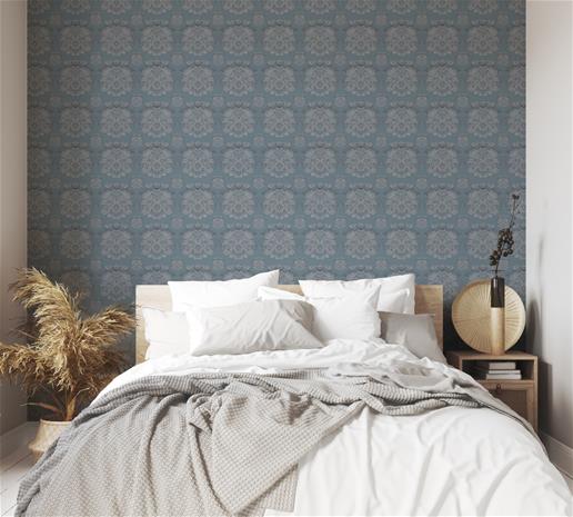Leah Vintage Blue - 1000802-01 Tapetti – kuva 5/6