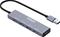 DELTACO USB-A hub, 4x USB-A female, 5 Gbps, aluminum, grey – kuva 5