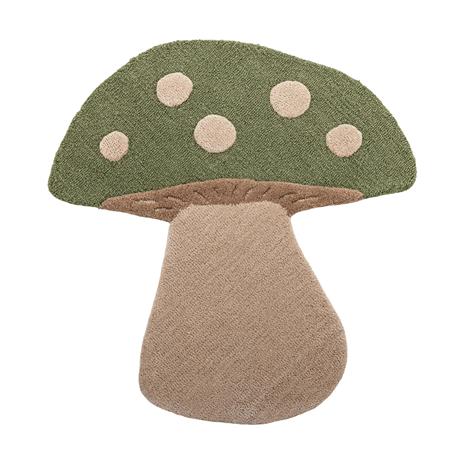 Bloomingville MINI - Mushroom Rug - Green - Wool