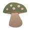Bloomingville MINI - Mushroom Rug - Green - Wool – kuva 3