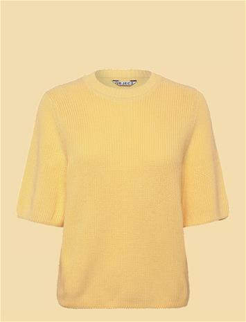 OBJECT Objflo S/S Re Knit Pullover Noos - SUNLIGHT - M