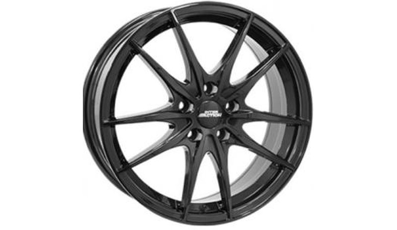 Inter Action 2 Zodiac Gloss Black 6.5x16 5/114.3 ET42 B67.1 – kuva 1/1