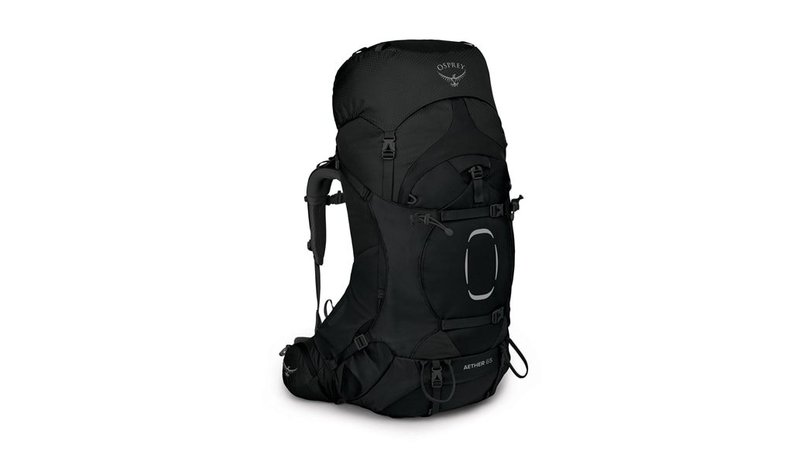 Osprey Aether 65 Black - S/M – kuva 1/1