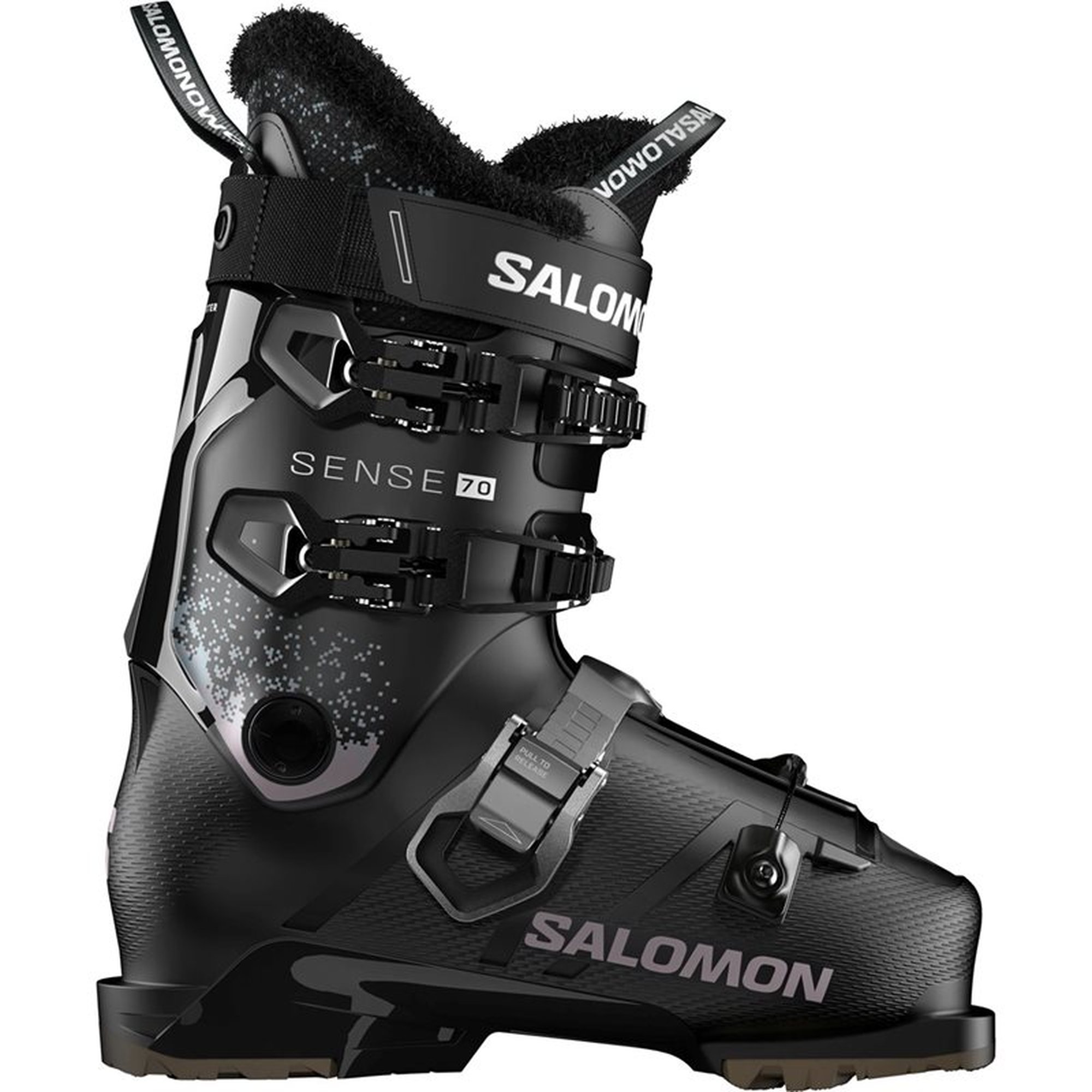 Salomon Sense 70 W Gw Black/Black/Oil Green - 27/27.5