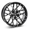 MSW 74 Gloss Black Polished 8.5x19 5/114.3 ET35 B64.1 – kuva 1