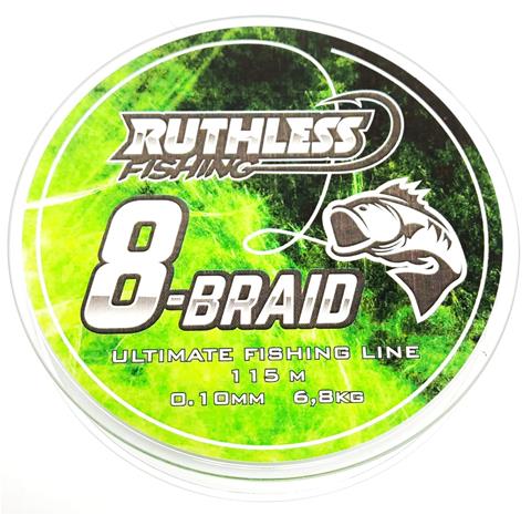 RUTHLESS 8-BRAID 0.12MM / 8,3KG / 115M