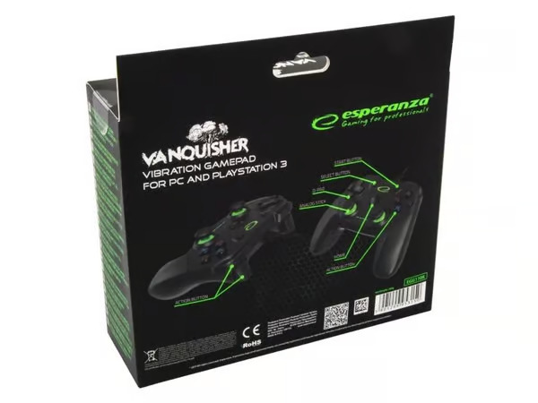 Esperanza EGG110 Vanquisher, PC -peliohjain