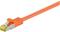 Patchcord Cat 7 S/ftp Pimf 0,25m oranssi – kuva 5