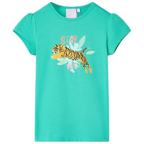 Lasten T-paita minttu 128