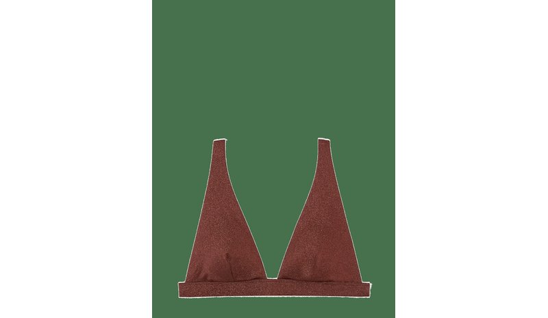 ETAM Celestia - Wireless Triangle Bra - BROWN - S – kuva 2/4
