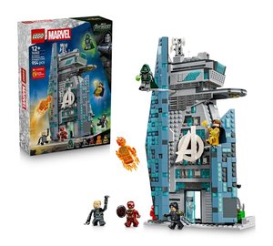 LEGO Marvel Avengerien uusi torni Avengers: Doomsday â€‘elokuvasta 76352