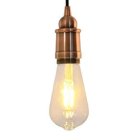 vidaXL Lampuntelineet 2 kpl Red Bronze E27