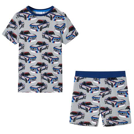 Lasten lyhythihainen pyjama harmaa 104