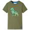 Lasten T-paita khaki 116 – kuva 2