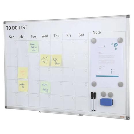 Magneettinen suunnittelutaulu-kalenteri – 915 x 610 mm, ihanteellinen toimistoon ja kotiin