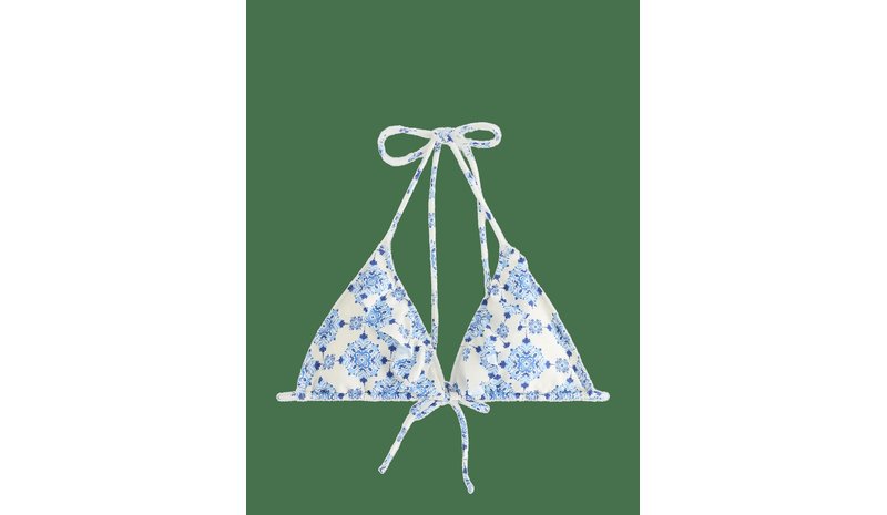 LINDEX Triangle Bikini Bra - BLUE - M – kuva 1/2