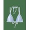 MANGO Satin Effect Tie-Side Bikini Top - LT-PASTEL BLUE - S – kuva 1
