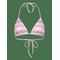 MONKI Printed Halter Triangle Bikini Top - GREY DUSTY LIGHT - M – kuva 1