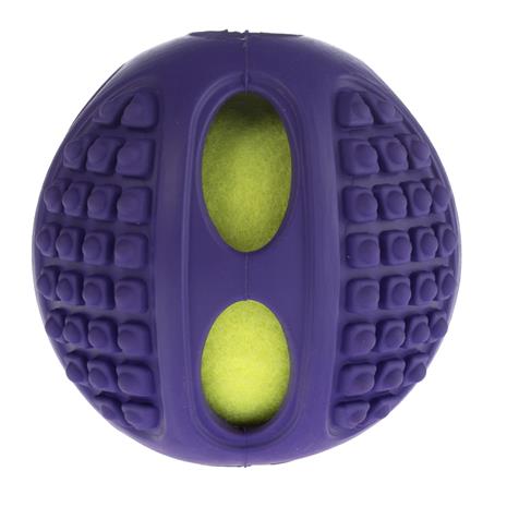 2x kumitennispallo 2in1 koiran lelu