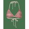 PIECES Pcada Bikini Knitted Triangle Top - ROSE SHADOW - XL – kuva 1