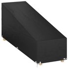 vidaXL Aurinkotuolin suojus 12 purjerengasta 200x65x35/60 cm PE, Puutarhakalusteet