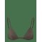 WEEKDAY Knot Triangle Bikini Top - DARK MOLE - XL – kuva 1