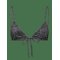 WEEKDAY Printed Triangle Bikini Top - BLACK AOP - S – kuva 1