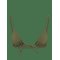 WEEKDAY Triangle Bikini Top - OLIVE GREEN - XL – kuva 1
