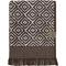 Mette Ditmer - MOROCCO bath towel - Chocolate / Off-white – kuva 8