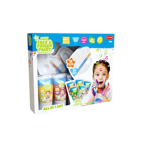 Natural Face & Finger Paint All in 1 Set