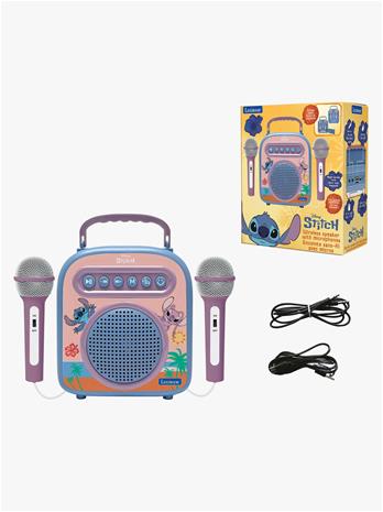 Lexibook - Stitch BluetoothÂ® karaoke with 2 wireless microphones (BTC030D)