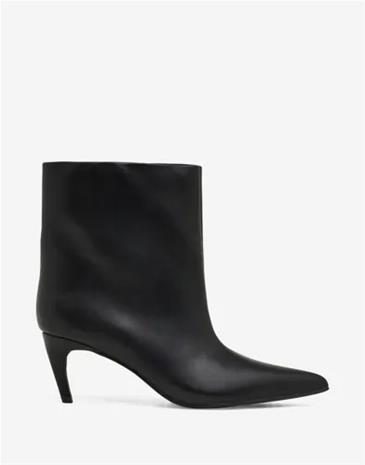Nelly - Musta - Mid Heel Ankel Boot