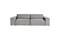 2-sitssoffa Beliani Hellnar Beige Grey - – kuva 2