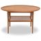 Haslev Athene Coffee Table 90 cm, Oiled Oak / Rattan – kuva 3
