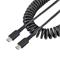 StarTech.com 3ft (1m) USB C Charging Cable Coiled Heavy Duty Fast Charge & Sync USB-C Cable – kuva 5