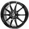 Tomason TN1F Black Painted 6.5x16 6/130 ET62 B84.1 – kuva 1