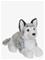 Teddykompaniet Pehmolelu Husky 25 cm – kuva 4