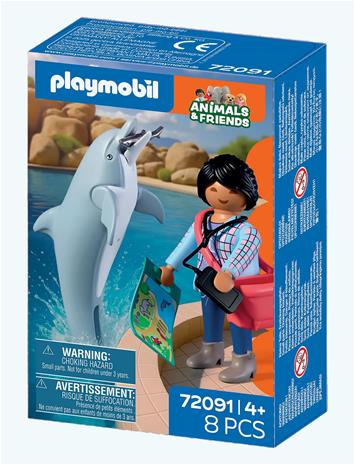 PLAYMOBIL - Zoo: Dolphin and Visitor (72091)