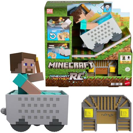 Minecraft RC Steve with Minecart